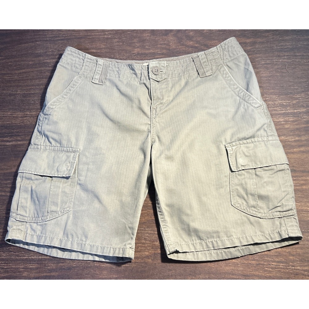 Natural Reflections Cargo Shorts Tan Women's Size 4 100% Cotton